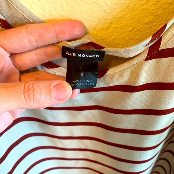 Club Monaco Size 4 Silk Dress - Picture 4 of 4